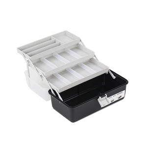 三层折叠加厚收纳分类箱 学生绘画美术箱家用工具箱渔具箱