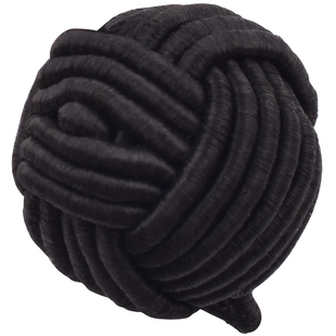 白色纽扣黑色扣子纯手工棉线盘扣开衫毛衣圆形钮扣编织旗袍扣女装