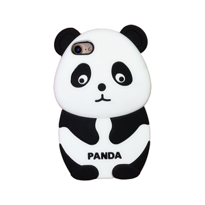 X手机壳用于i苹果7/8大熊猫XR萌兰保护套plus软胶XS/MAX国宝6S/p
