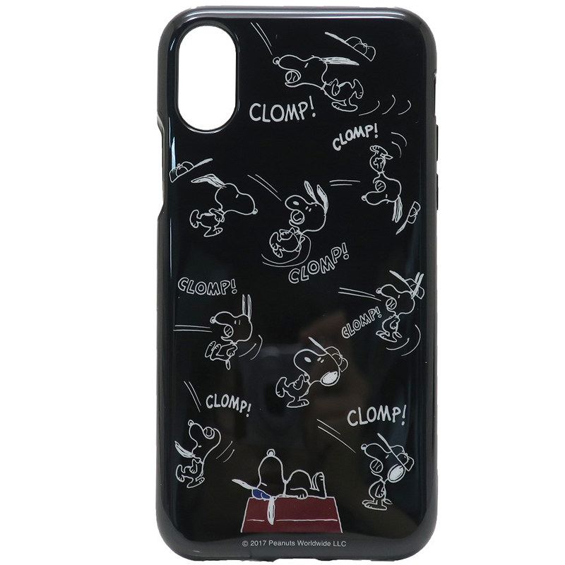 捡漏日本正品卡通SNOOPY史努比iPhoneXS/X全包防摔保護手機殼掛洞