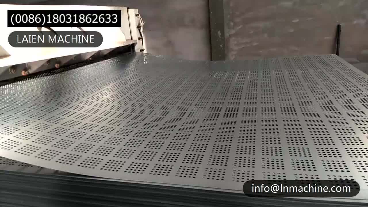 Mild Steel Round Hole Staggered Pitch Perforated Sheet Metal Punching
