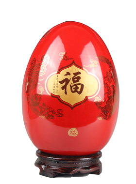 婚庆摆件景德镇陶瓷喜庆中国红