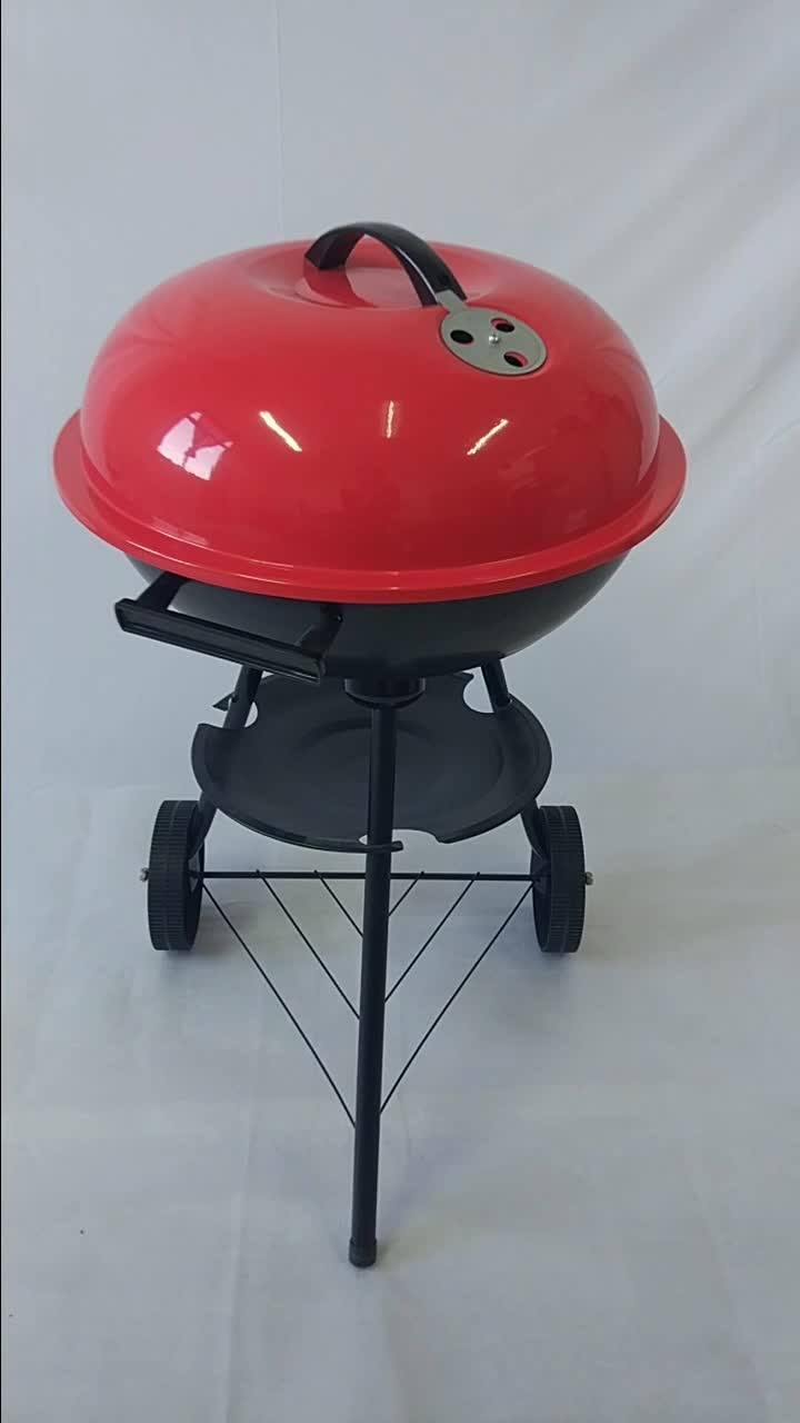 16.5" Portable Pulley Kettle Apple Charcoal Bbq Grill Stand For Sale