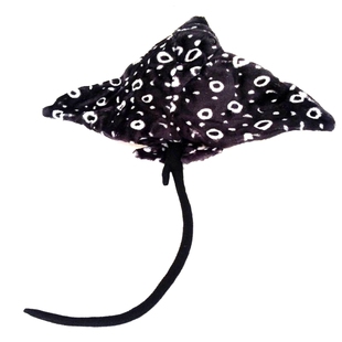 马尔代夫海洋仿真动物蝠鲼魔鬼鱼鳐鱼儿童早教学用品毛绒玩具公仔