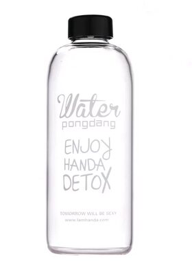 韩国pongdang果茶玻璃男女水杯