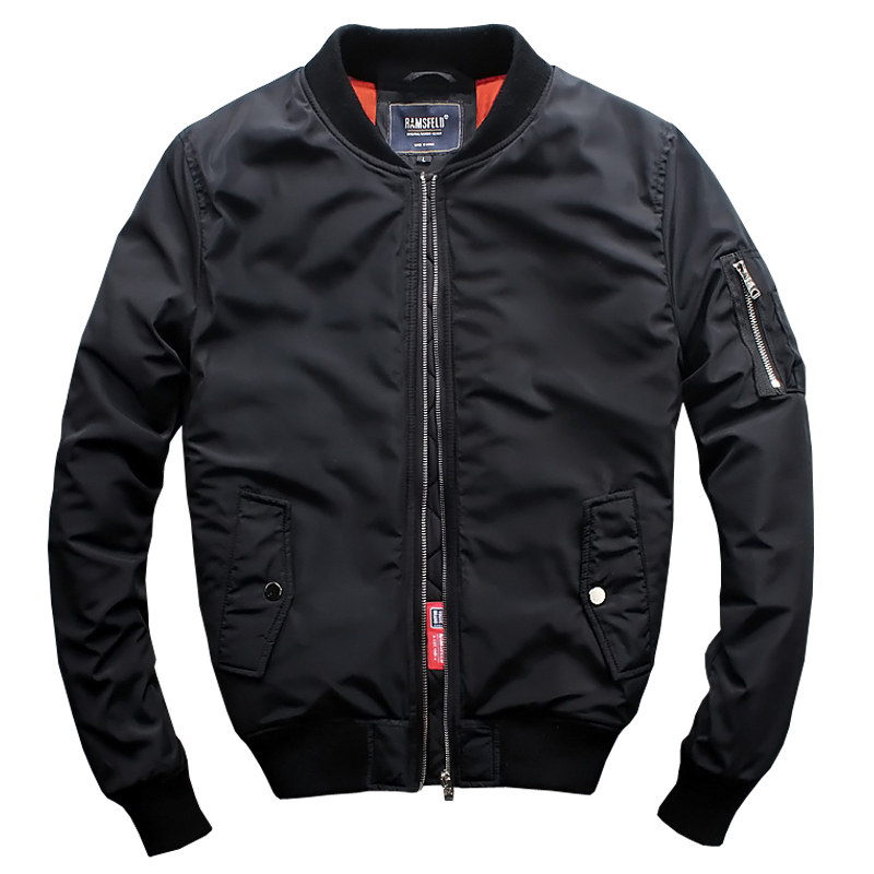 冬季加棉飞行员夹克男士潮牌刺绣棒球服短款印花外套卡通棉服棉衣