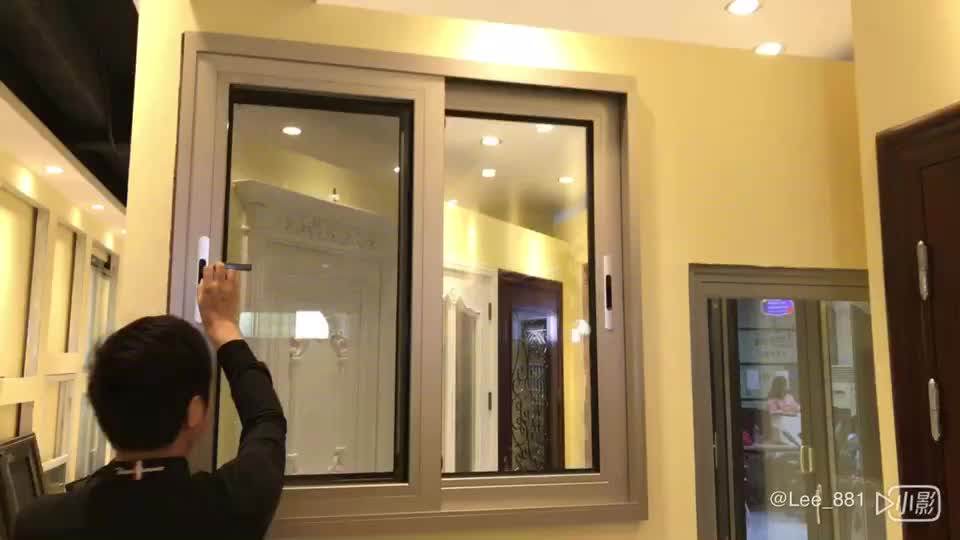 Customized Size Aluminium Glass Sliding Office Reception Window With