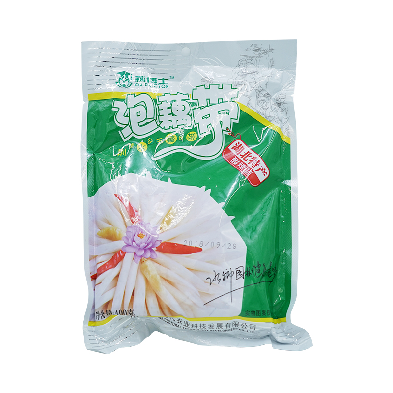藕博士泡藕帶400克袋裝即食調(diào)味漁米之鄉(xiāng)湖北潛江特產(chǎn)多省包郵