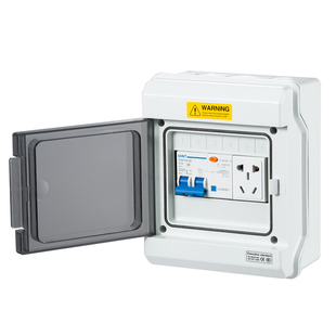 防水小配电箱室外开关盒漏保盖板配电箱明装家用 空开户外电箱盒