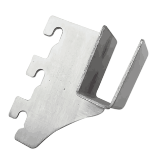 不锈钢左右托方管托卡方管托臂服装店道具展示架AA条挂钩正挂直托