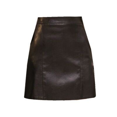 皮裙新款ins超火高腰显瘦