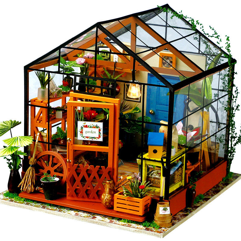 木玩世家榫卯积木应星楼小屋别墅