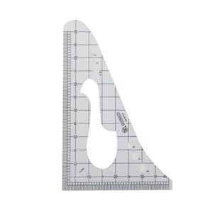 包邮蝴蝶透明三角比例尺 1比4 比例尺 学生打版服装设计尺子 立裁