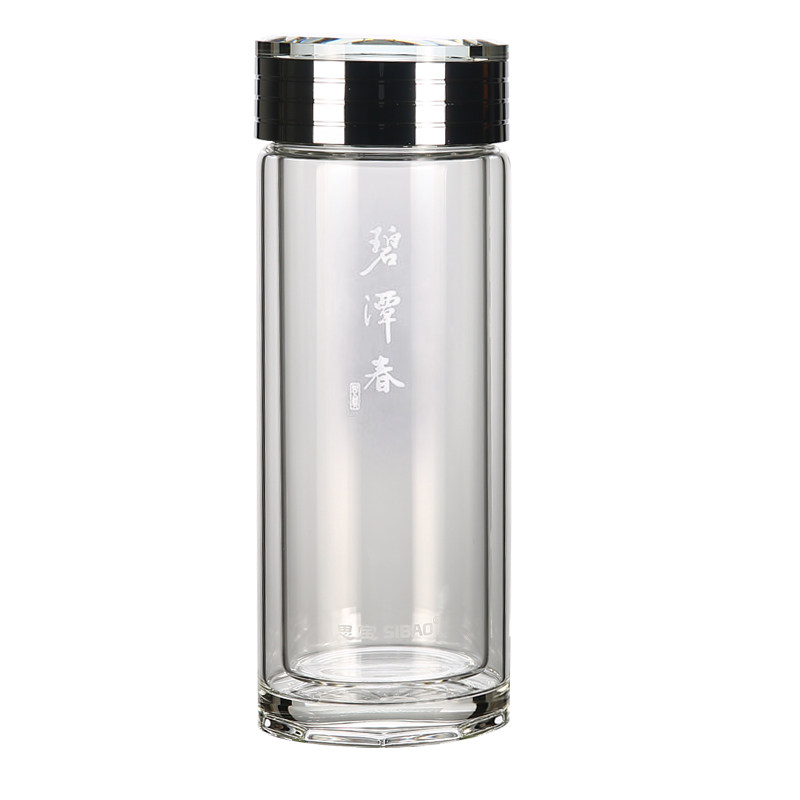思宝水晶商务办公室保温玻璃杯