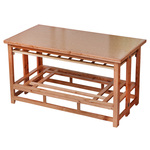 长方形烤火桌子家用新款实木可折叠冬季简易炕桌取暖茶几烤火架子