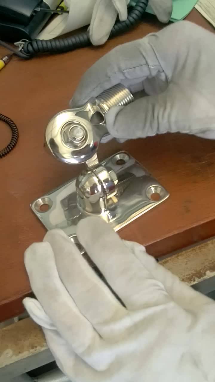 Stainless Marine Vhf Antenna 316 Stainless Steel Adjustable Base Mount For Boats 1"14 Inch