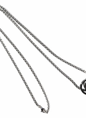 genanx潮牌环环相扣英文项链饰品