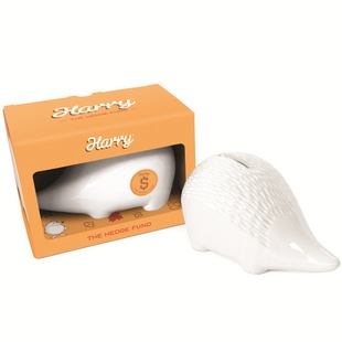 英国Luckies 刺猬存钱罐/Harry Hedge Fund 创意陶瓷存钱零钱罐