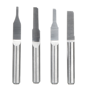 3.175mm精磨单刃柱刀楼盘模型双色板亚克力ABS广告电脑雕刻机刀具