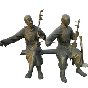 修鞋匠民俗民风商业街玻璃钢制作铜雕人物步行街广场公园城市雕塑