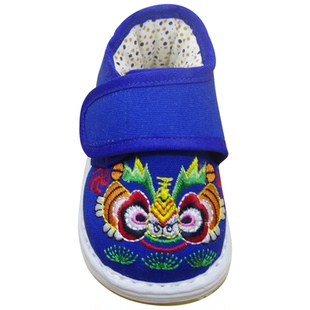 虎头鞋绣花鞋婴儿宝宝手工棉鞋男女童千层底冬季吸汗传统唐装周岁