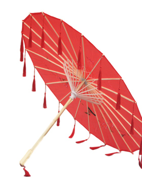 流苏工艺伞cos古风汉服摄影