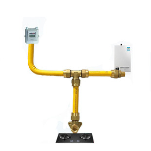 恒通燃气管304不锈钢可预埋金属波纹软管煤气管天燃气管上门安装