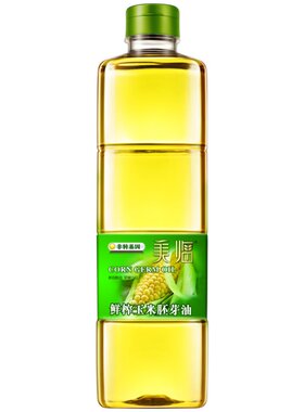 美临 鲜榨玉米油宿舍家用小瓶蛋糕烘焙玉米油清香食用油900ml