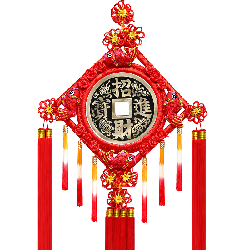 中国结挂件纯铜特大号镇宅之宝