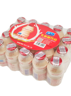 强人饮品原味小瓶装乳酸菌牛奶