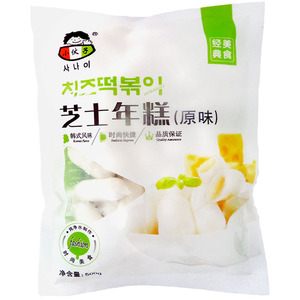 满3包邮小伙子韩式芝士夹心年糕原味500g 韩国火锅炒年糕拉丝
