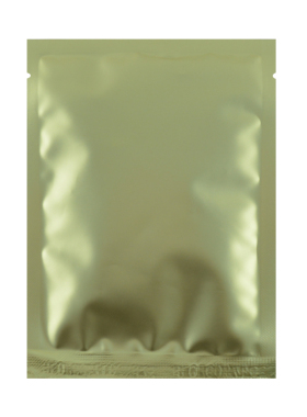 面膜贴加工专用面膜袋子 面膜纸折叠入袋银色圆角金色纯铝箔袋