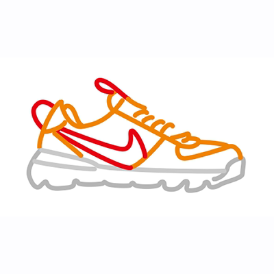 美国限量版球鞋造型LED霓虹灯