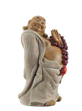 财神爷弥勒佛像招财开业客厅手工