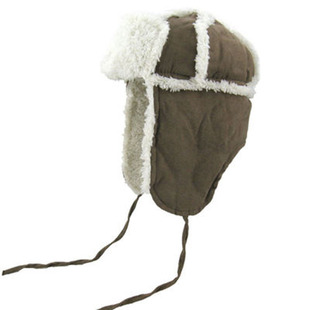 儿童帽子秋冬男女童温暖休闲宝宝雷锋帽柔羊毛绒麂皮绒护耳婴儿帽