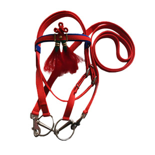 马笼头水勒嚼子缰绳全套口衔铁水勒缰马套马龙头骑婚庆马笼头笼套