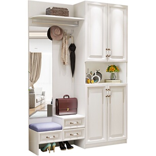 现代简约门厅柜玄关柜隔断柜衣帽柜鞋柜组合欧式储物柜装饰柜M-81