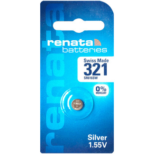 Renata 321手表电池SR616SW适用于部分天梭梅花女表瑞士原装电子