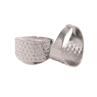 金属顶针指套家用加厚可调节手工针线活两色顶针箍缝纫工具戒指器