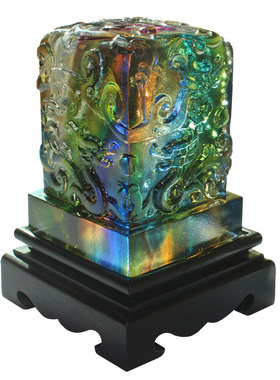 尊龙琉璃送老师同学退伍玉玺印章