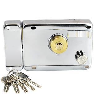 老式外装门锁防盗门不锈钢门锁大门木门房门锁室内通用铁门暗锁心