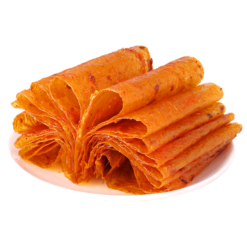佳龙老式大90后网红手工豆皮辣条