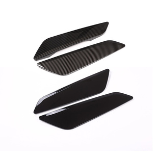 适用于18-23款宝马5系侧叶子板装饰贴碳纤纹钢琴黑车身贴5系改装