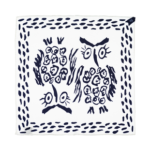 WEIXUWANG口袋巾系列 夏洛克斜纹真丝桑蚕丝手工卷边丝巾方巾男士