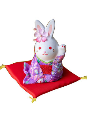 手绘室内摆件药师窑陶可爱