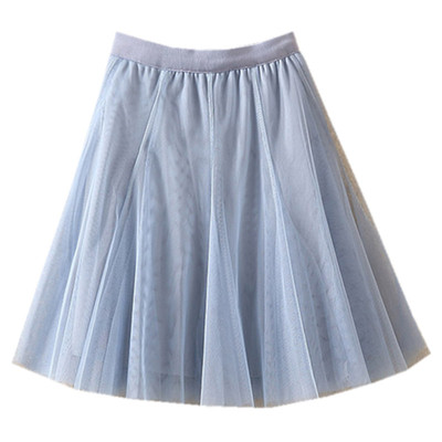 短裙网纱半身裙安全裤高腰蓬蓬裙