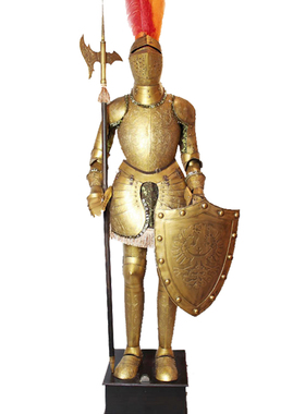 骑士欧式风中世纪斧头罗马盔甲