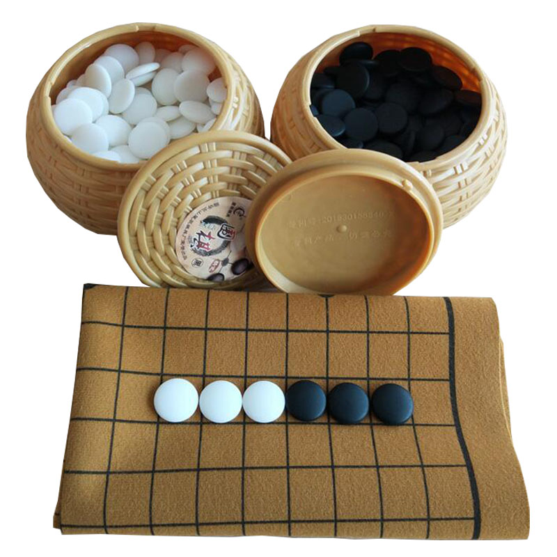 正品五子棋成人学生围棋套装黑白
