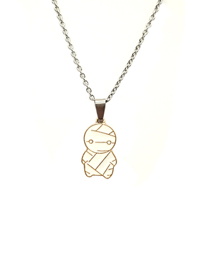 木乃伊娃娃ins小众嘻哈情侣项链