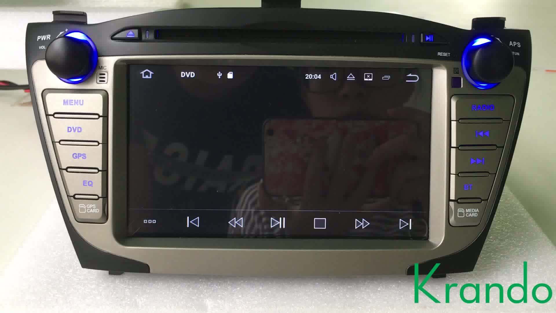 Krando Android 7.1 Car Radio Gps For Hyundai Ix35 Tucson 20092014